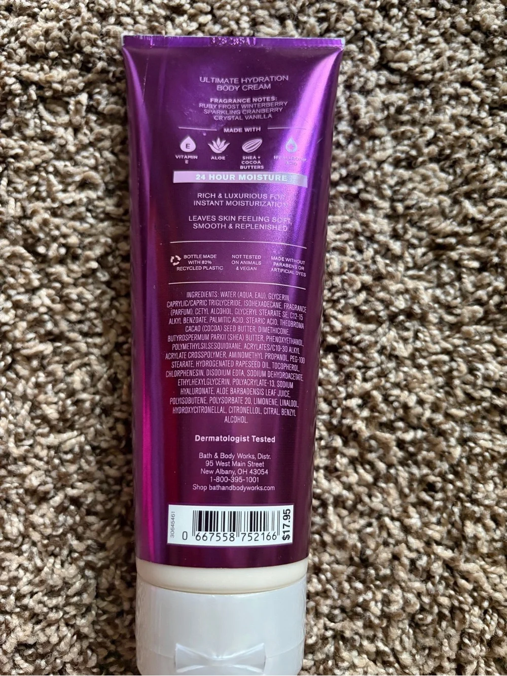 Bath and body works winter berry wonder lotion